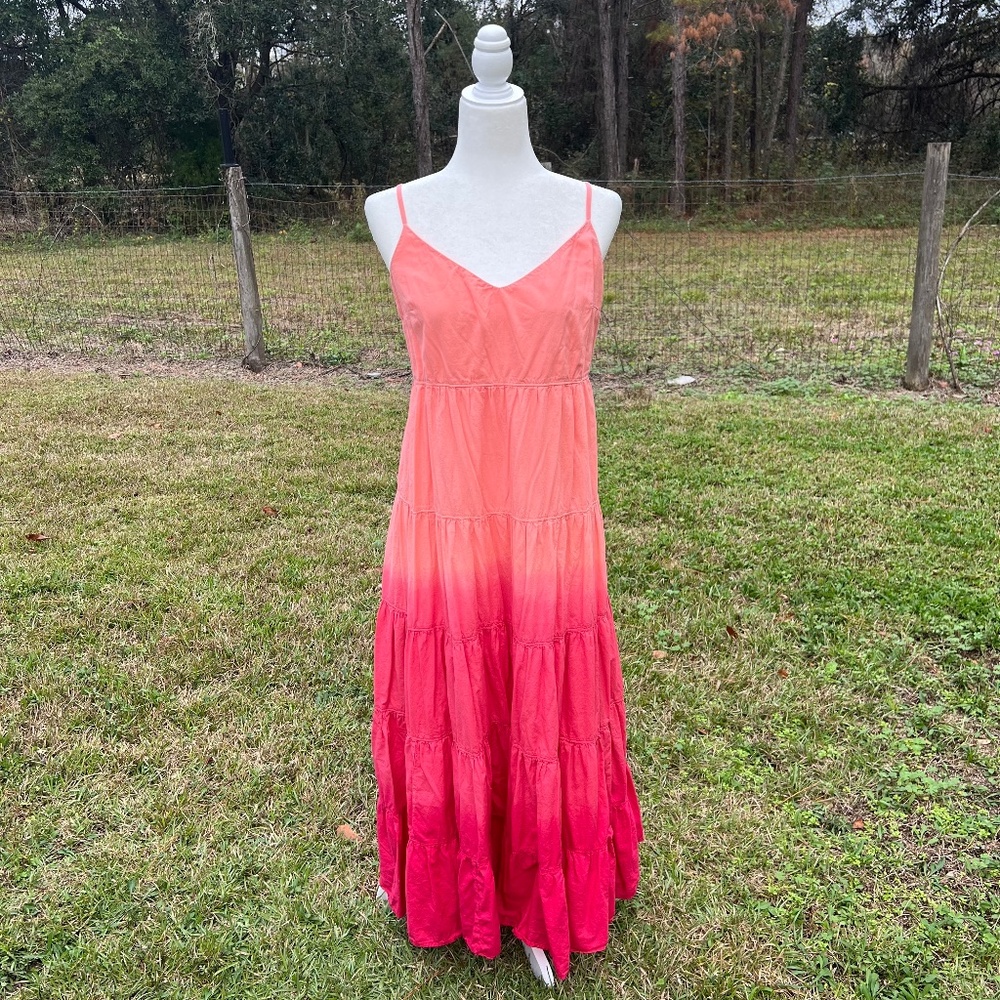 Pink Ombre Maxi Dress
